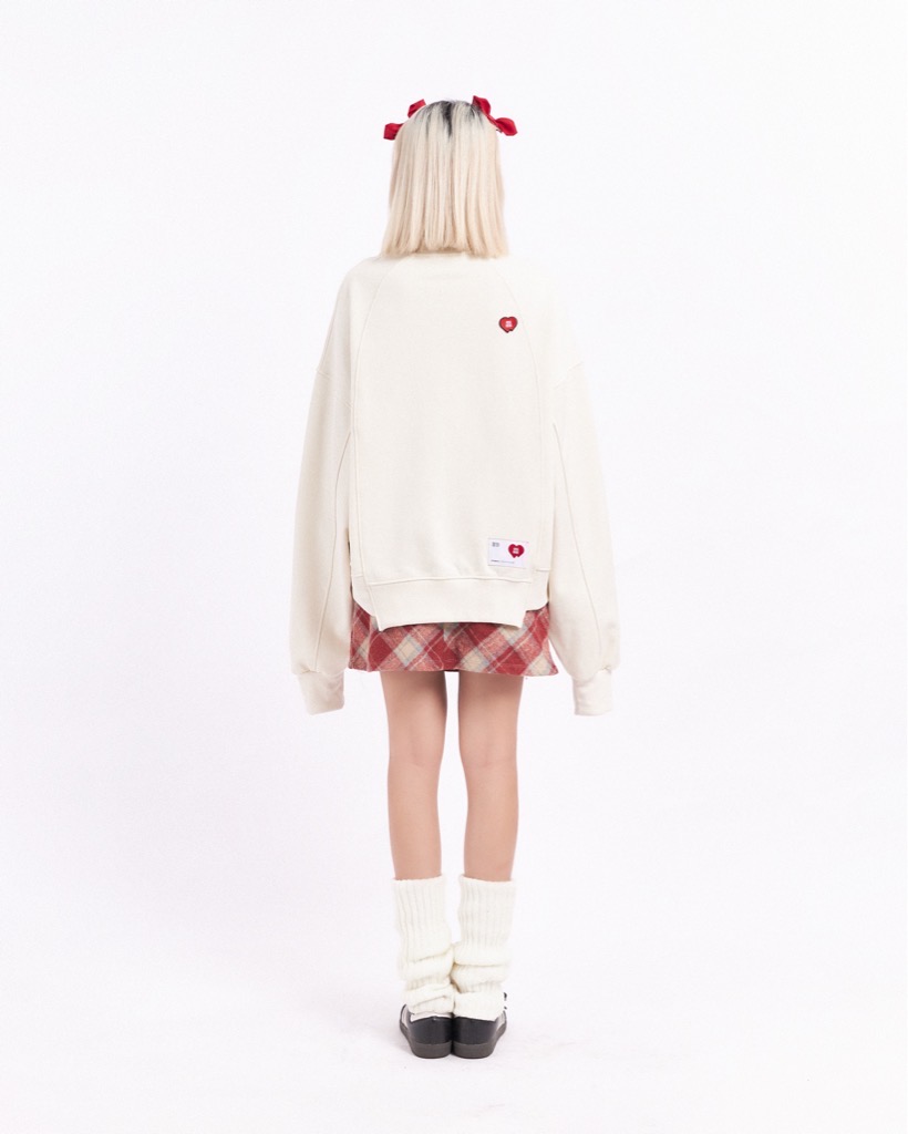 Insane® YHFIM Boxy Sweater - Milk