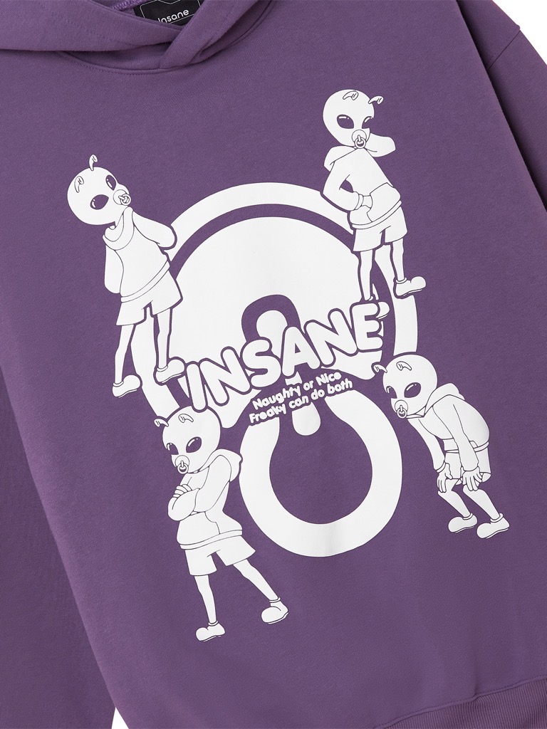 Insane® Naughty Hoodie - Purple