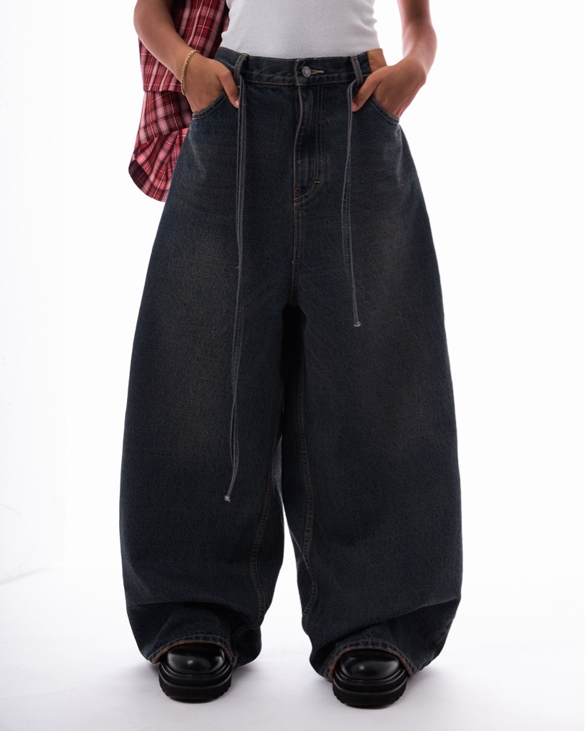 Insane® Baggy Basic Jeans - Deep Sea