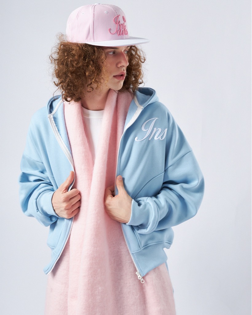 Insane® Weekly Boxy Hoodie Zip - Baby Blue