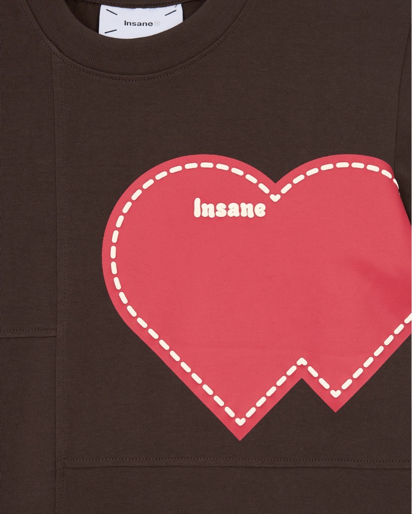 Insane® 2n1 Tee - Brown