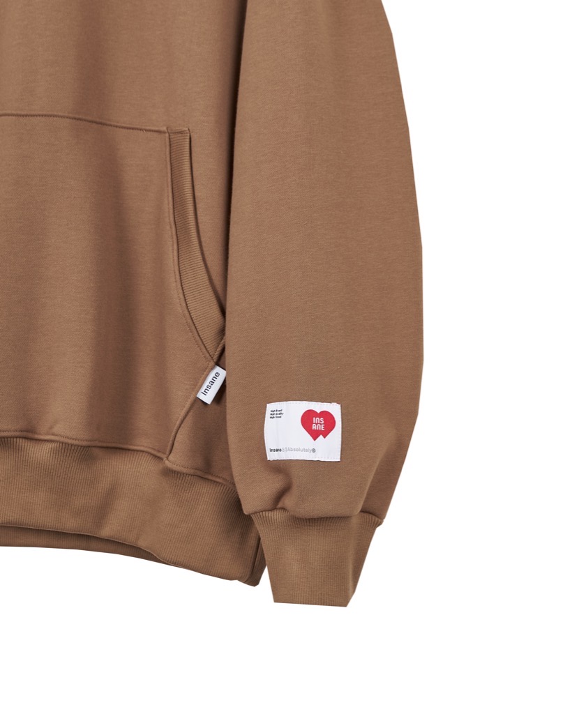 Insane® “Heart Service” Hoodie - Brown