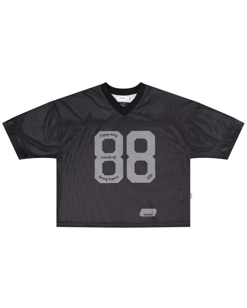 Insane® "88" Boxy Mesh Jersey - Black