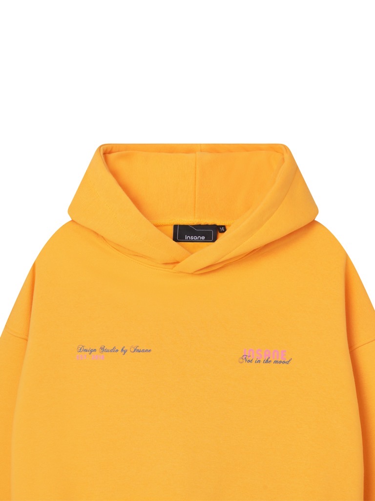 Insane® Not In The Mood Hoodie - Yellow