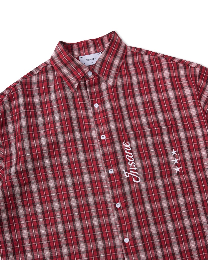 Insane® Plaid Shirt - Red