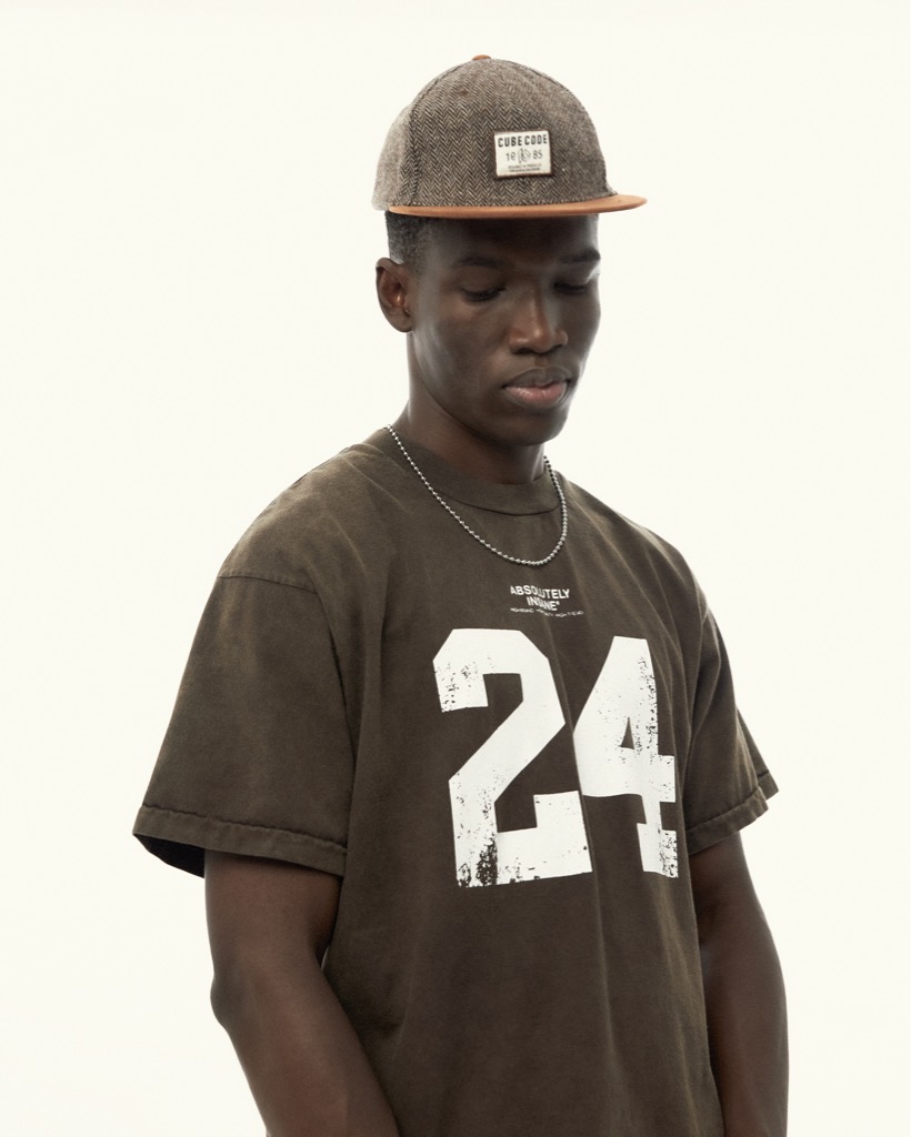 Insane® “24” Boxy Washed Tee - Brown