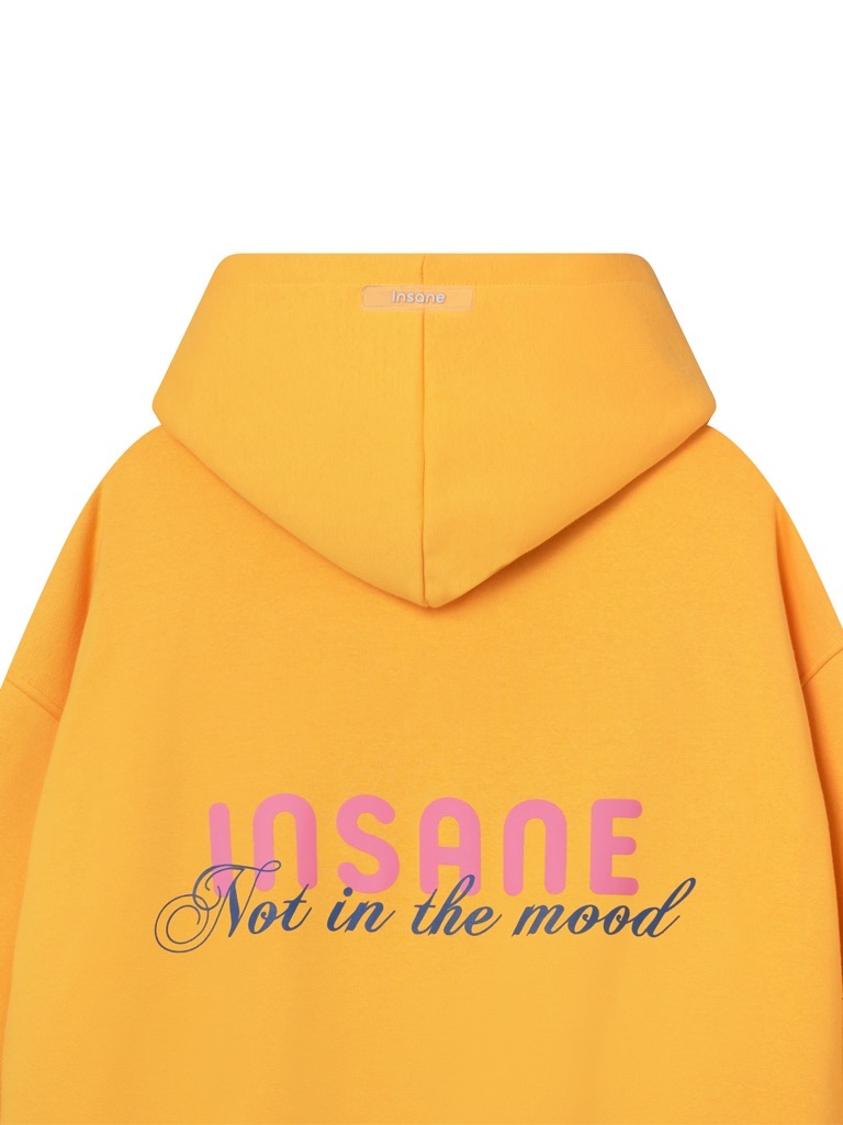 Insane® Not In The Mood Hoodie - Yellow