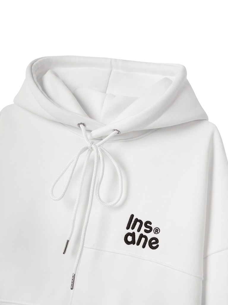 Insane® Waffle Hoodie - White