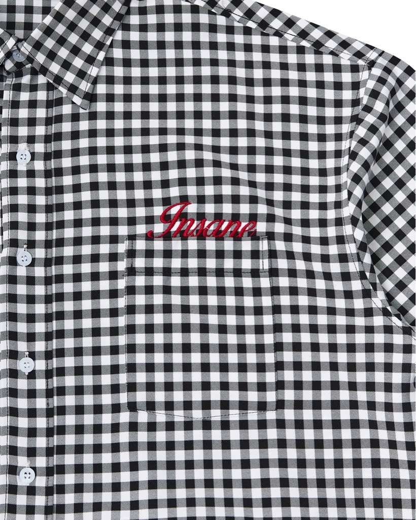 Insane® Checked Shirt - Black