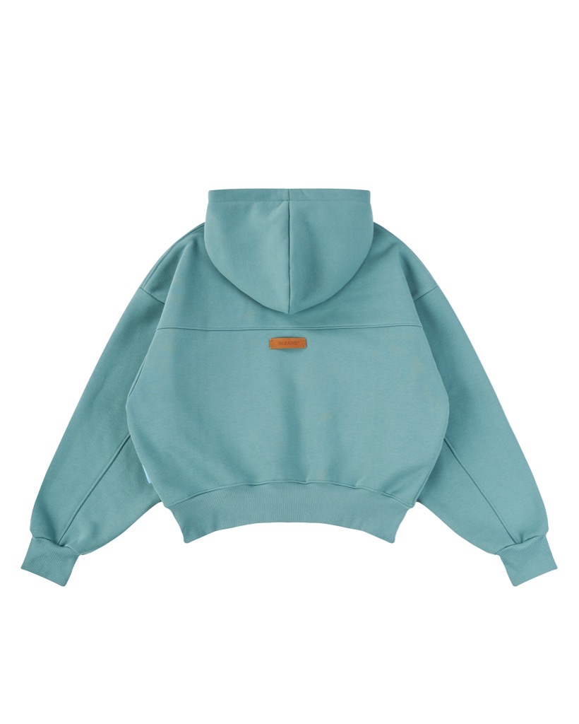 Insane® Weekly Boxy Hoodie Zip - Winter Green
