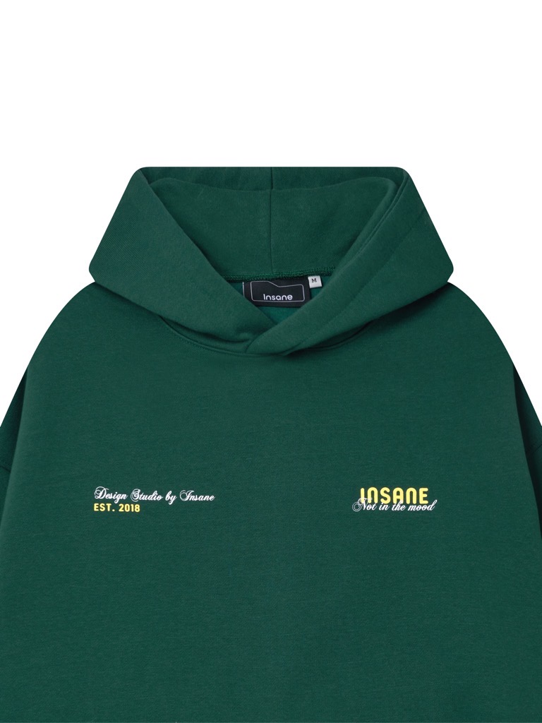 Insane® Not In The Mood Hoodie - Green