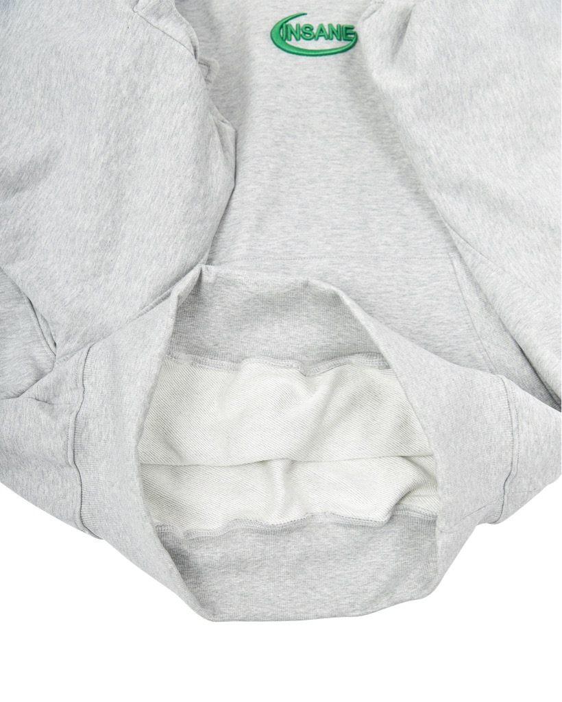 Insane® Pocket Boxy Hoodie - Melange