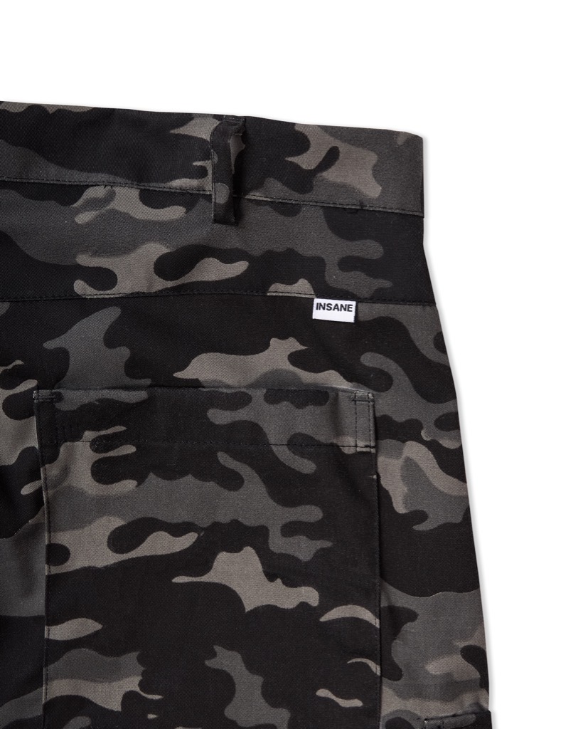 Insane® Baggy Camo Pants - Green