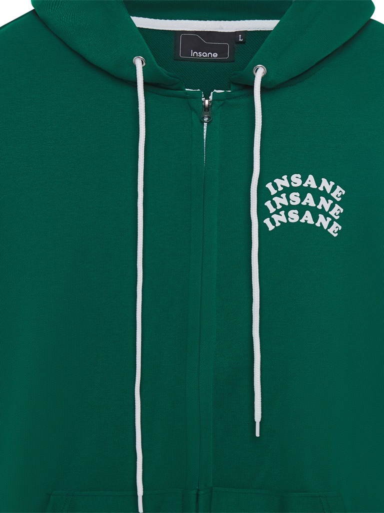 Insane® Essential Hoodie Zip - Green