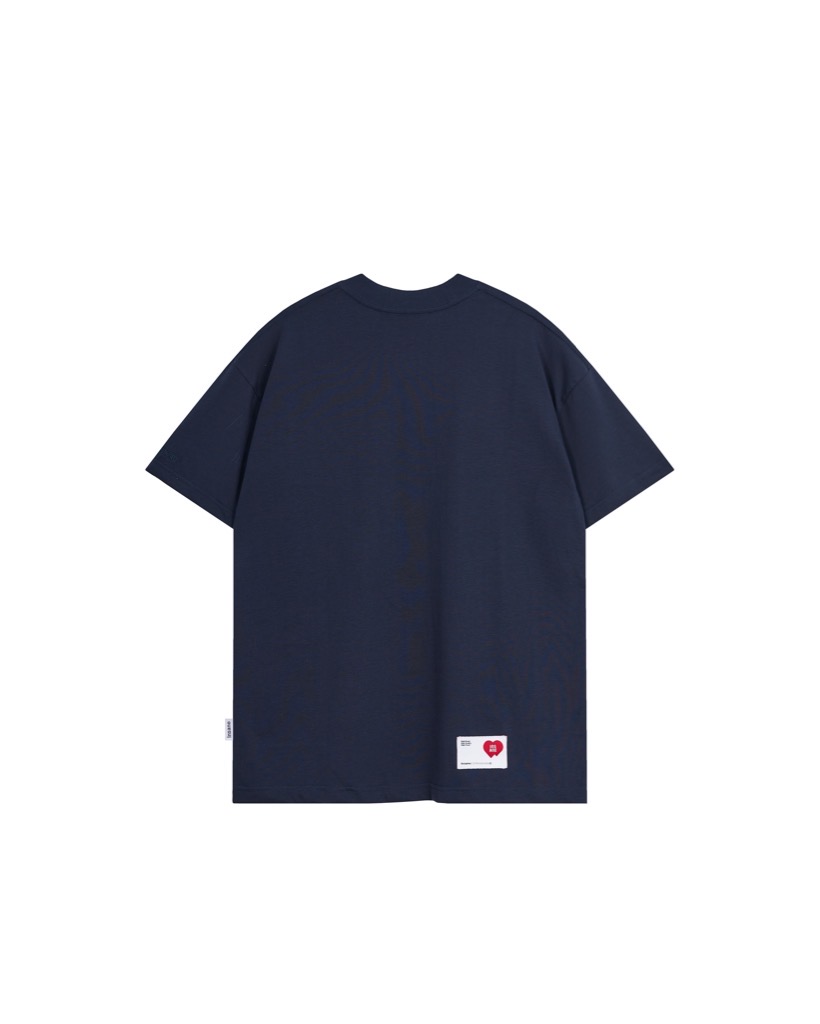 Insane® “Heart Service” Pocket Tee - Navy