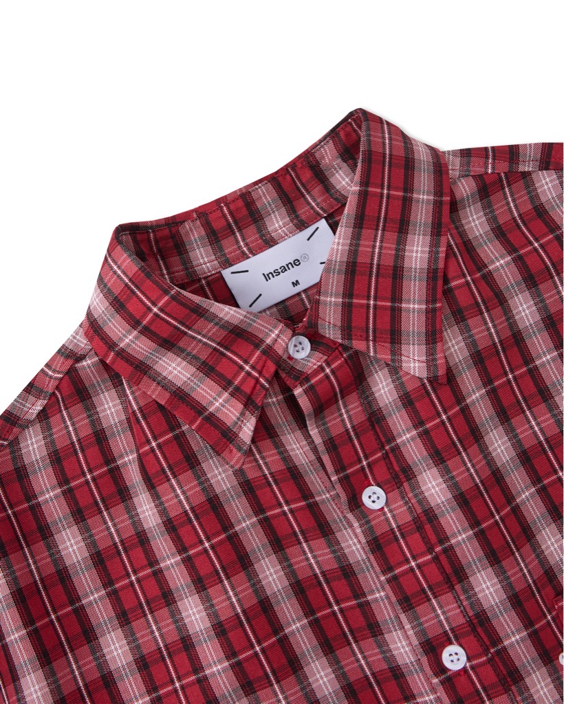 Insane® Plaid Shirt - Red