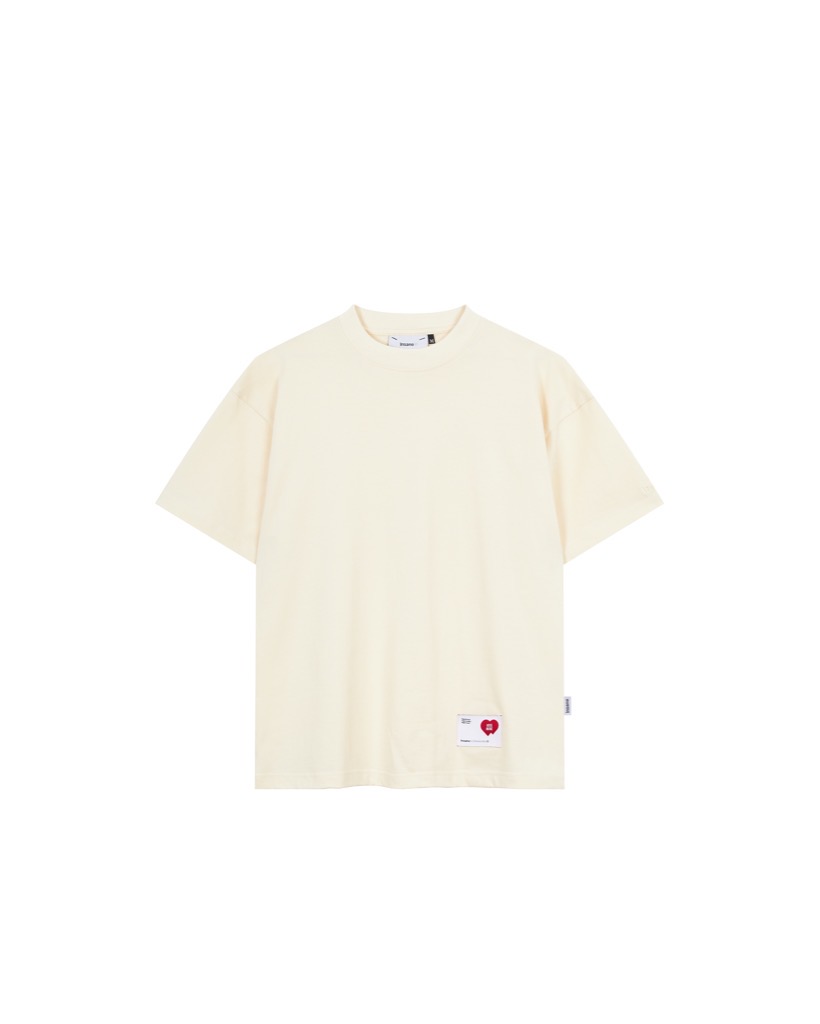 Insane® “Heart Service” Boxy Tee - Milk