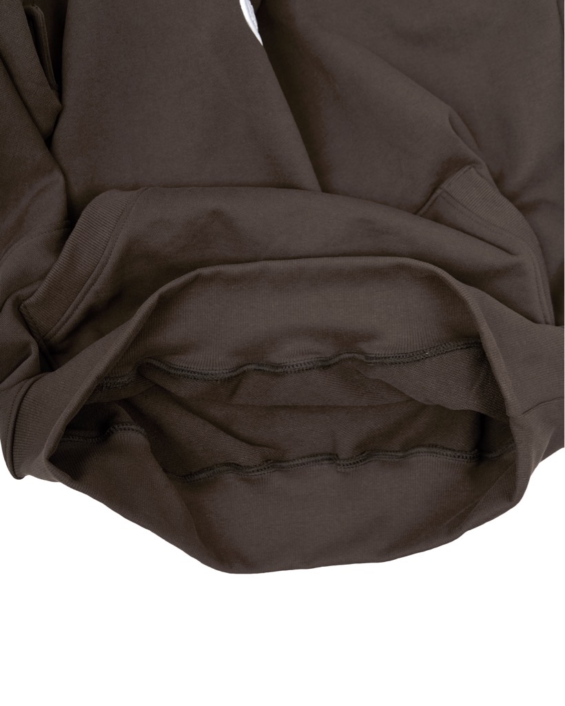 Insane® Pocket Boxy Hoodie - Brown