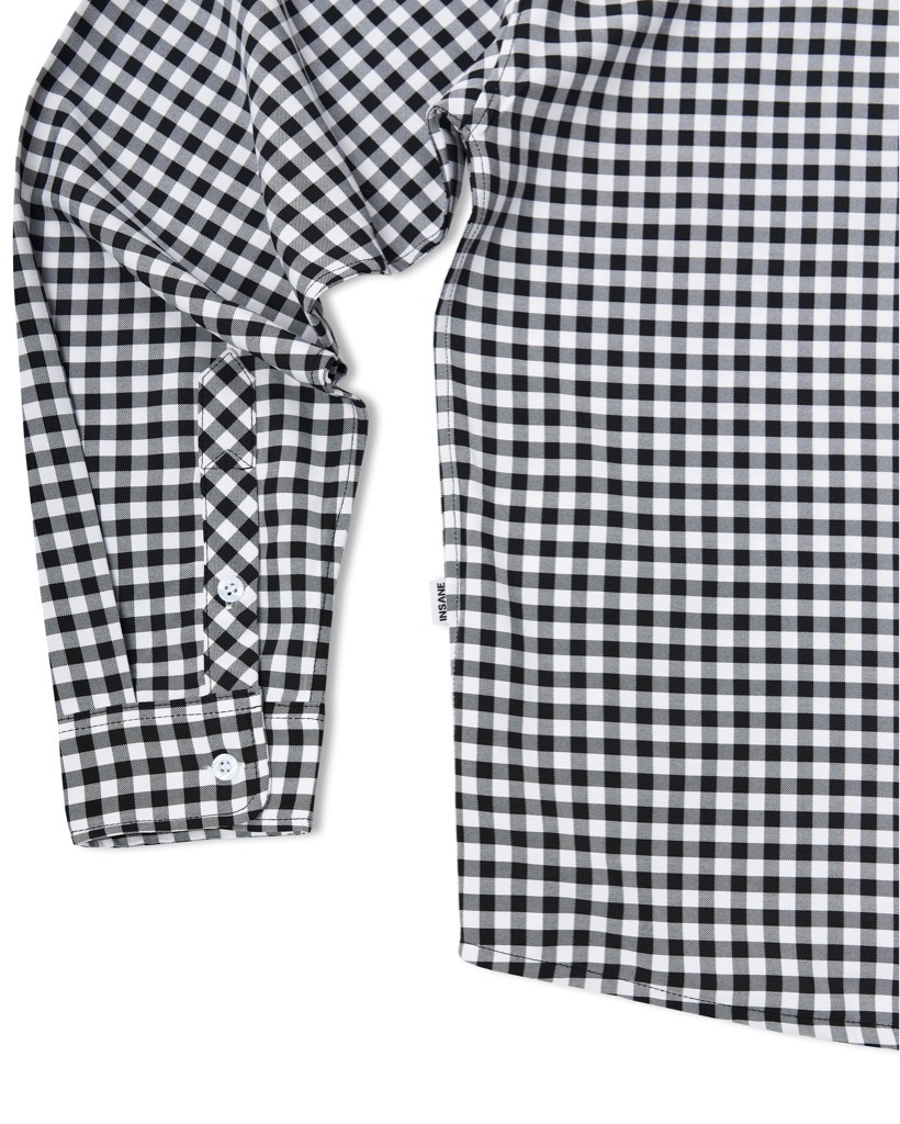 Insane® Checked Shirt - Black