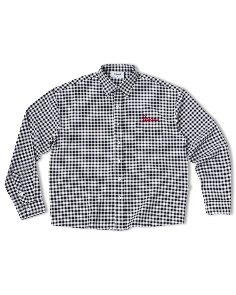 Insane® Checked Shirt - Black
