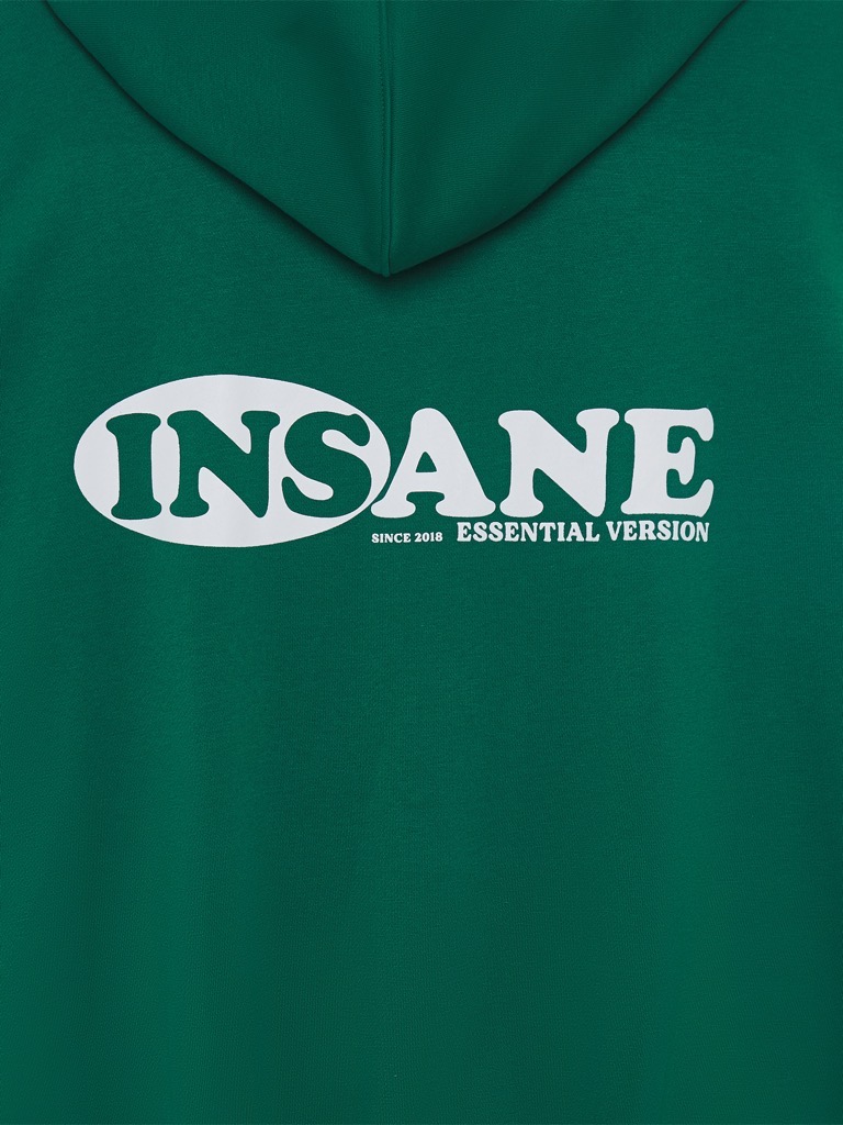 Insane® Essential Hoodie Zip - Green