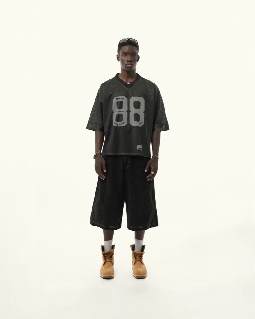 Insane® "88" Boxy Mesh Jersey - Black