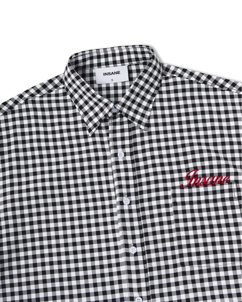Insane® Checked Shirt - Black
