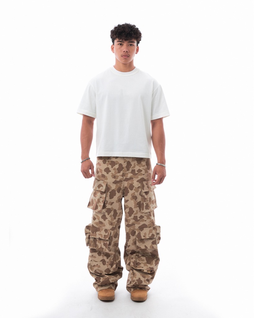 Insane® Baggy Camo Pants - Brown