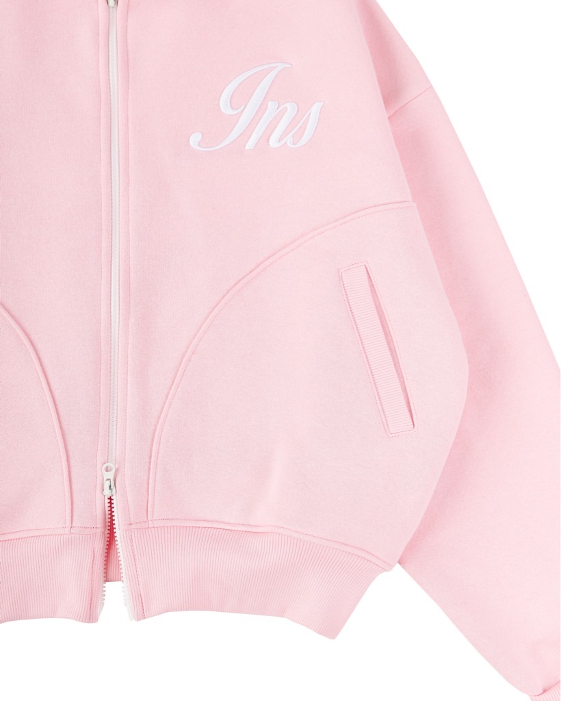 Insane® Weekly Boxy Hoodie Zip - Baby Pink