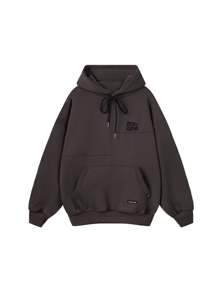 Insane® Waffle Hoodie - Brown