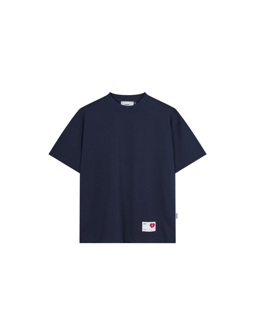 Insane® “Heart Service” Boxy Tee - Navy