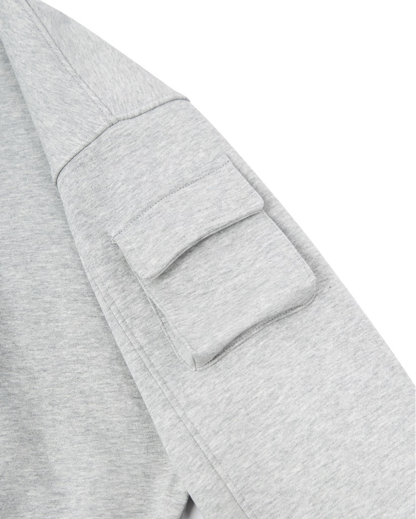 Insane® Pocket Boxy Hoodie - Melange