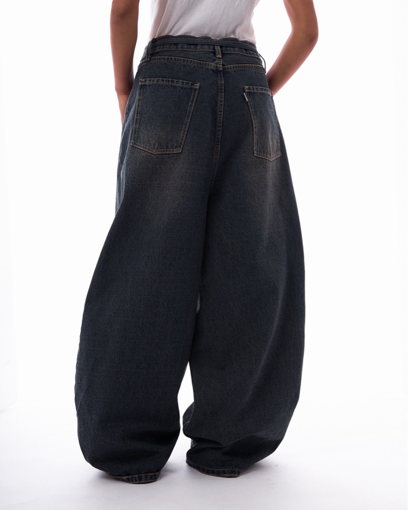 Insane® Baggy Basic Jeans - Deep Sea