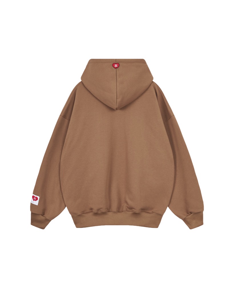 Insane® “Heart Service” Hoodie - Brown