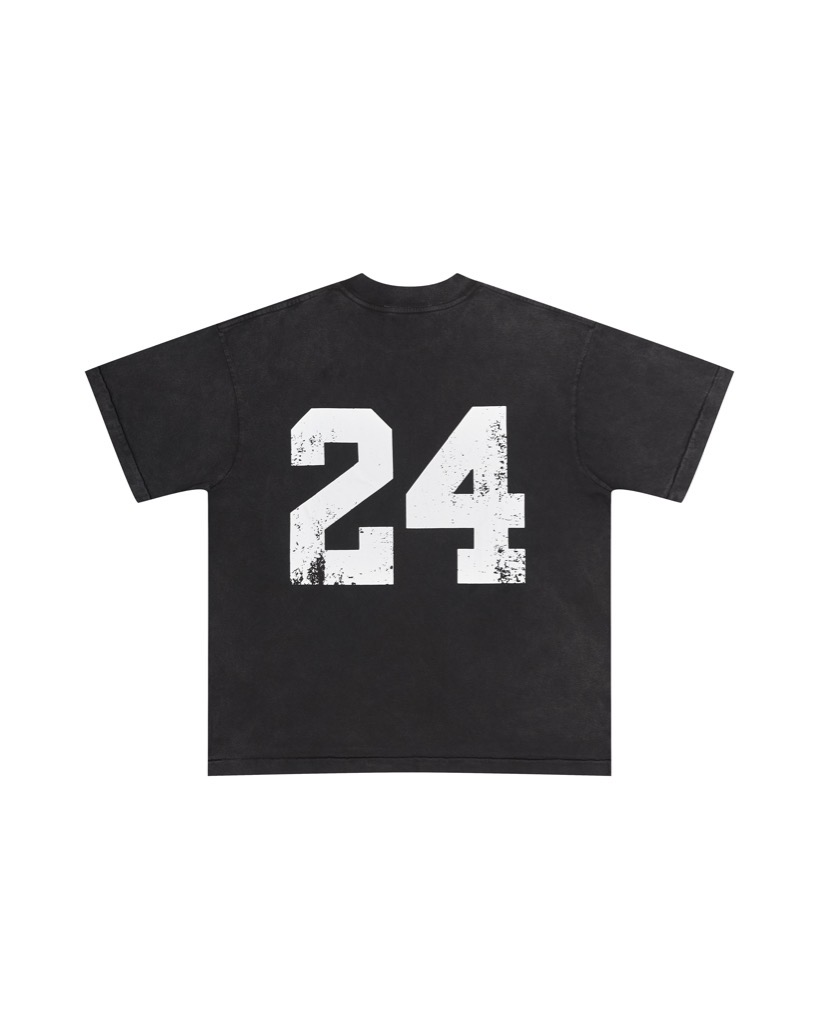 Insane® “24” Boxy Washed Tee - Black