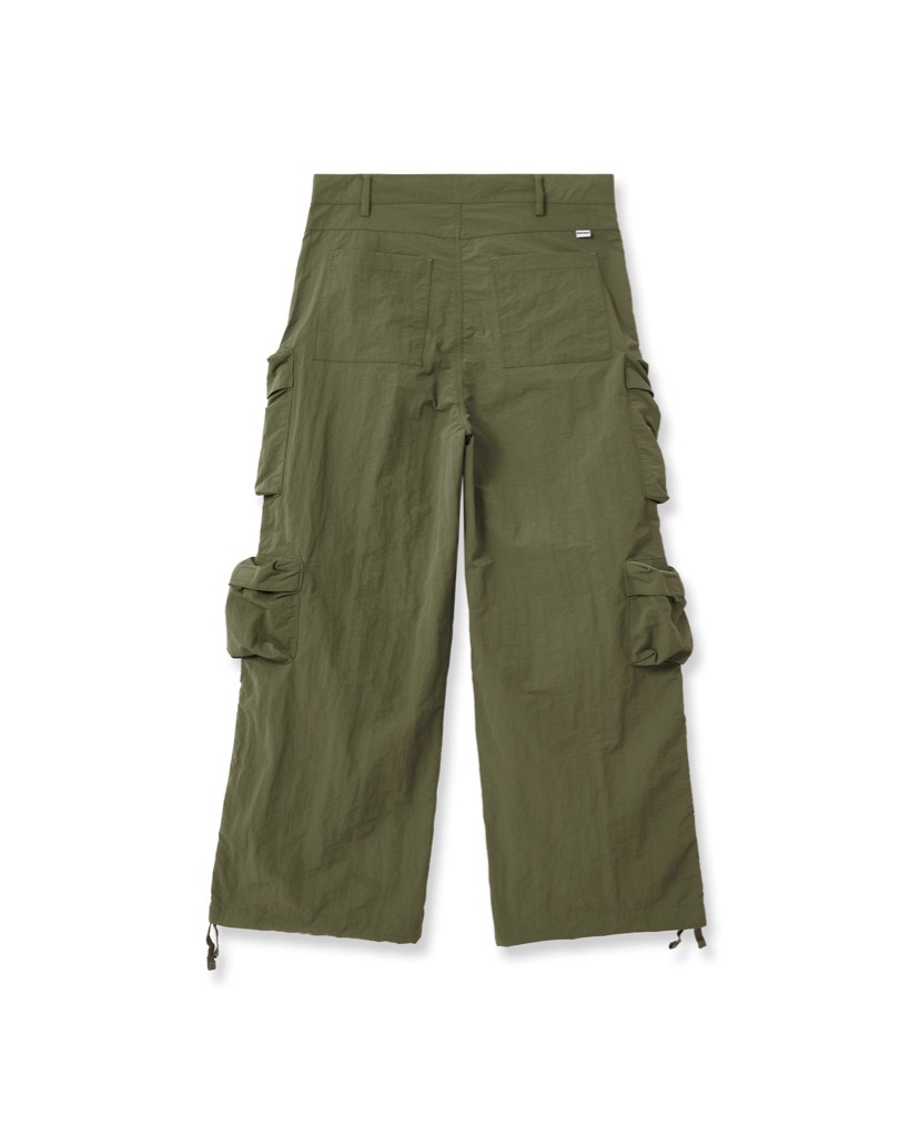 Insane® Cargo Parachute Pants - Green