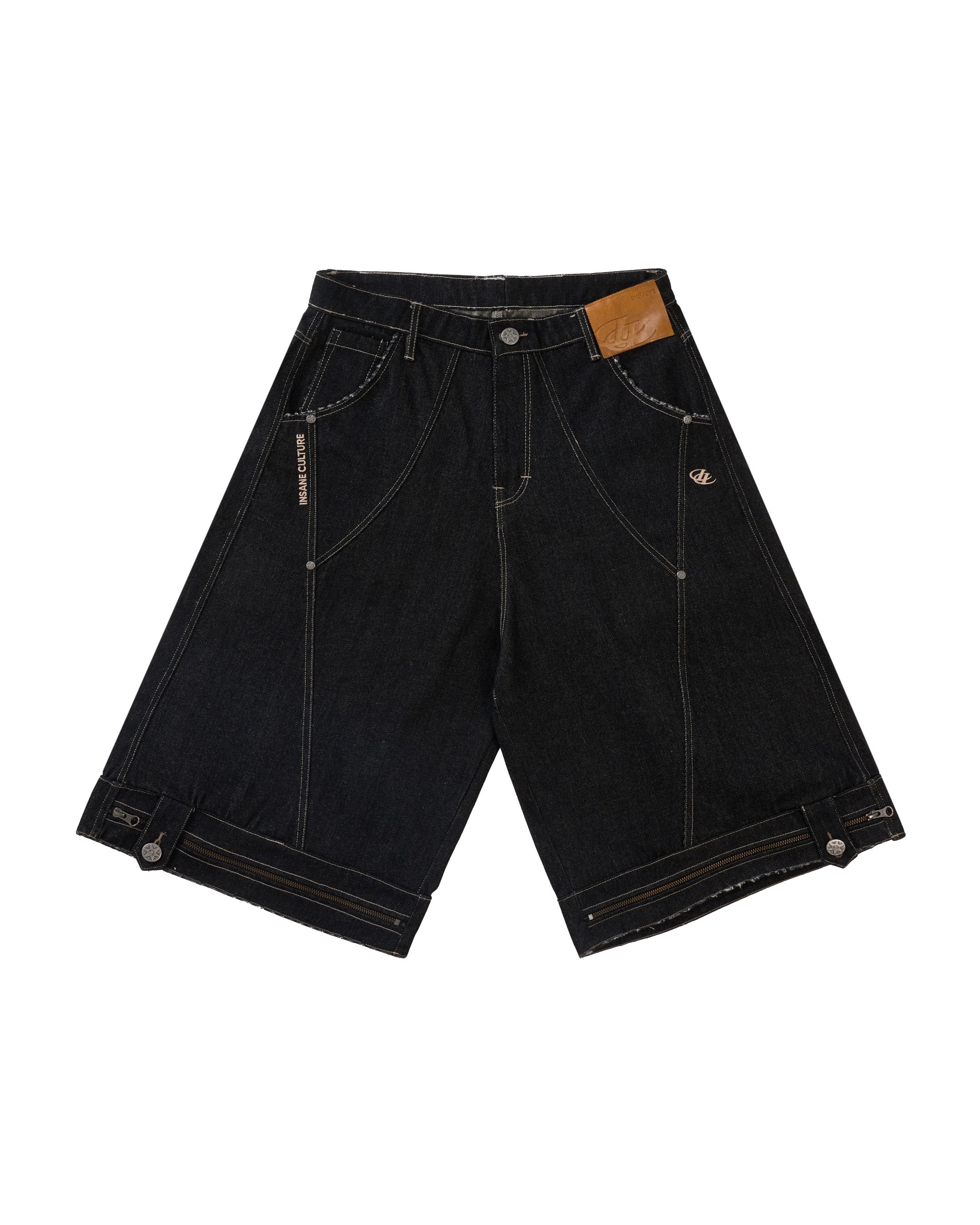 Insane® Smoke Raw Denim Jorts