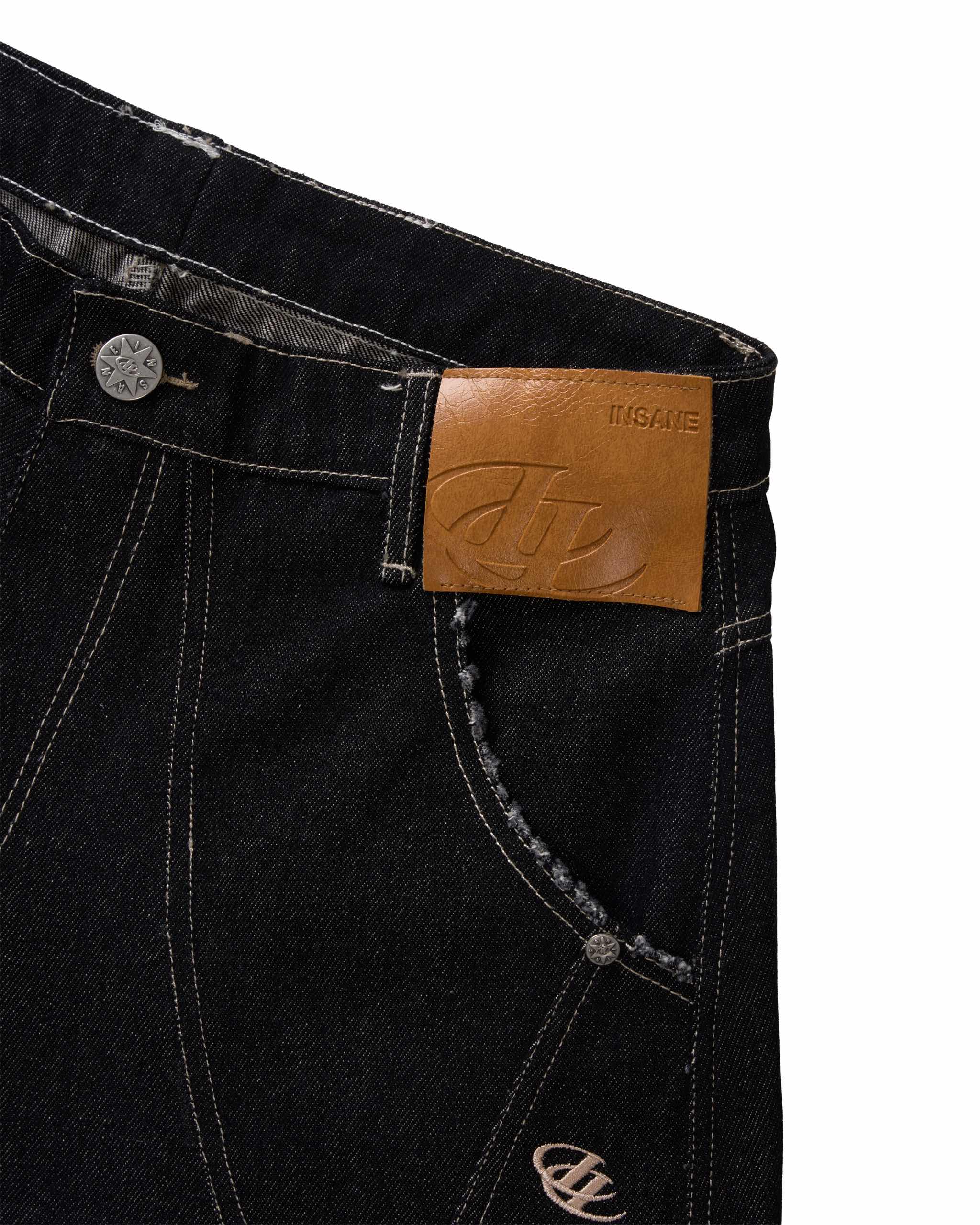 Insane® Smoke Raw Denim Jorts