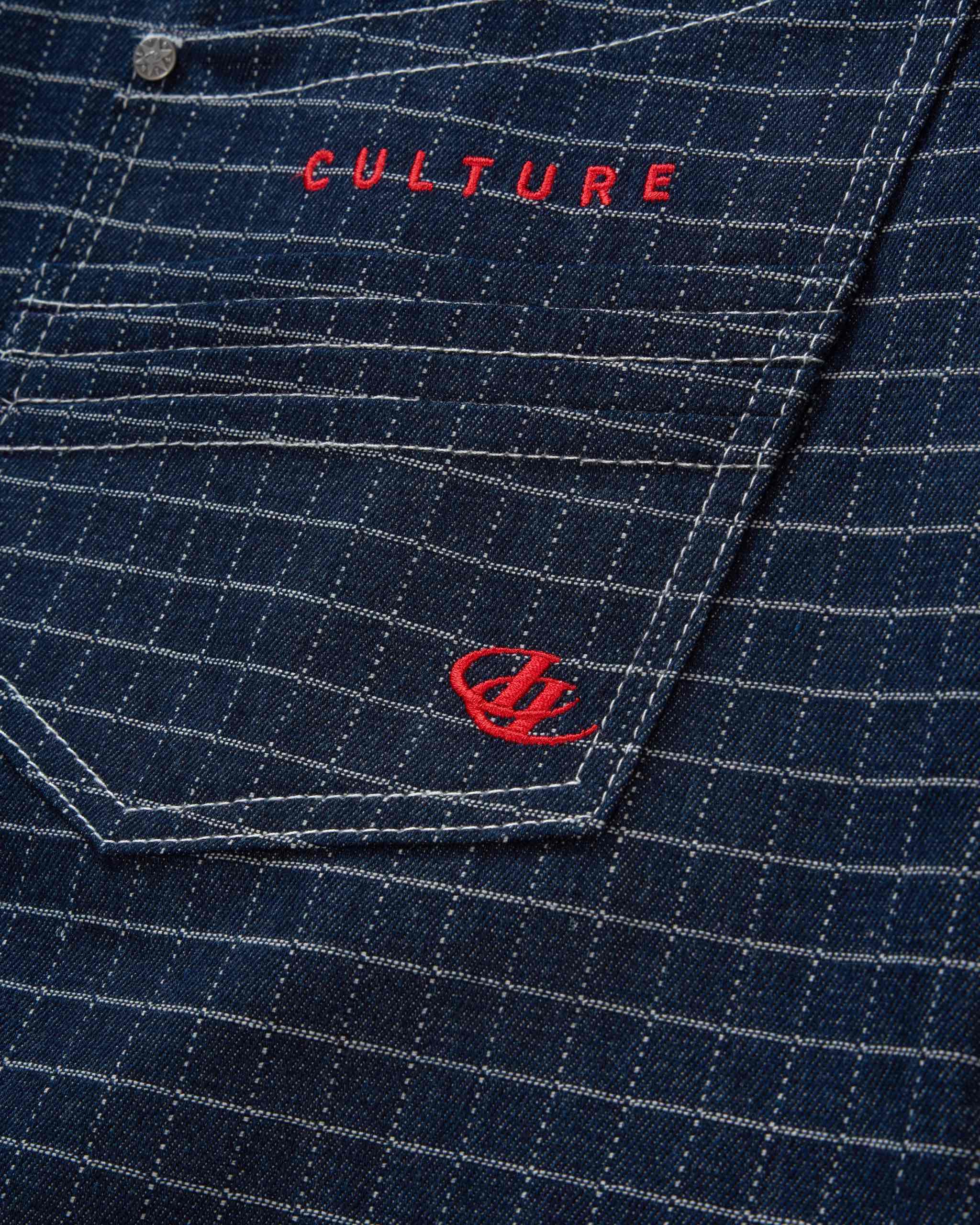 Insane® Plaid Jorts - Navy