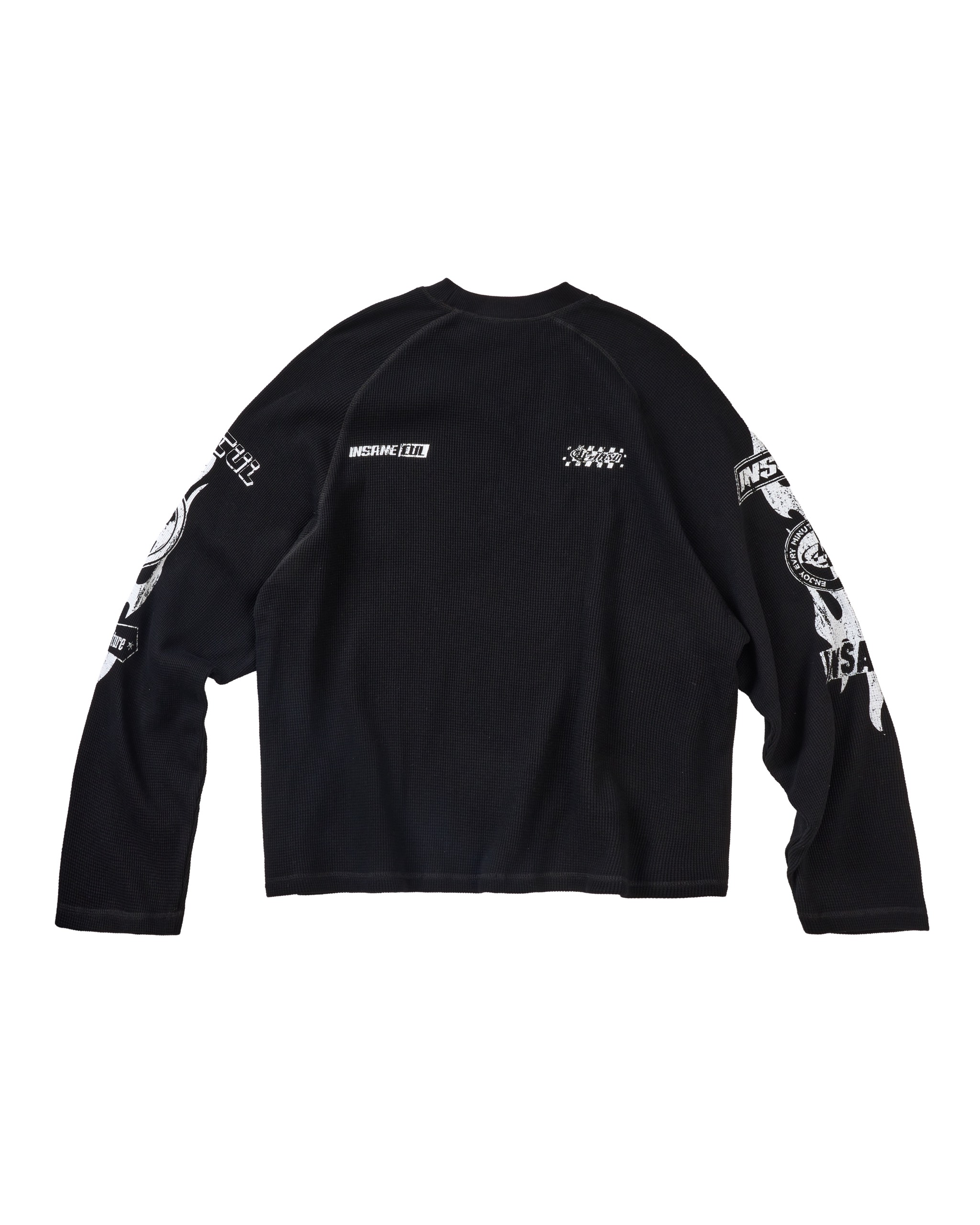 Insane® Racing Waffle LongSleeve - Black