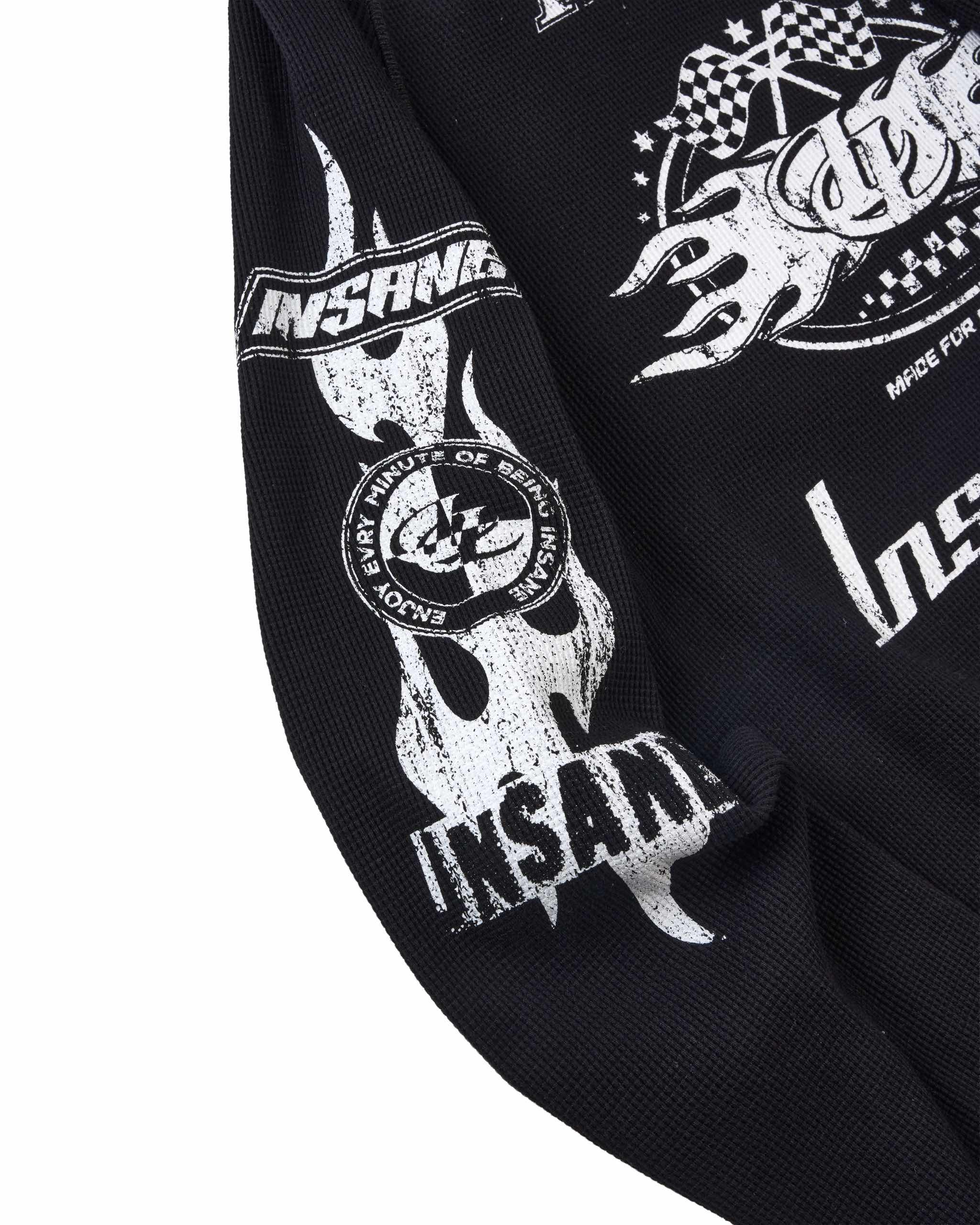 Insane® Racing Waffle LongSleeve - Black