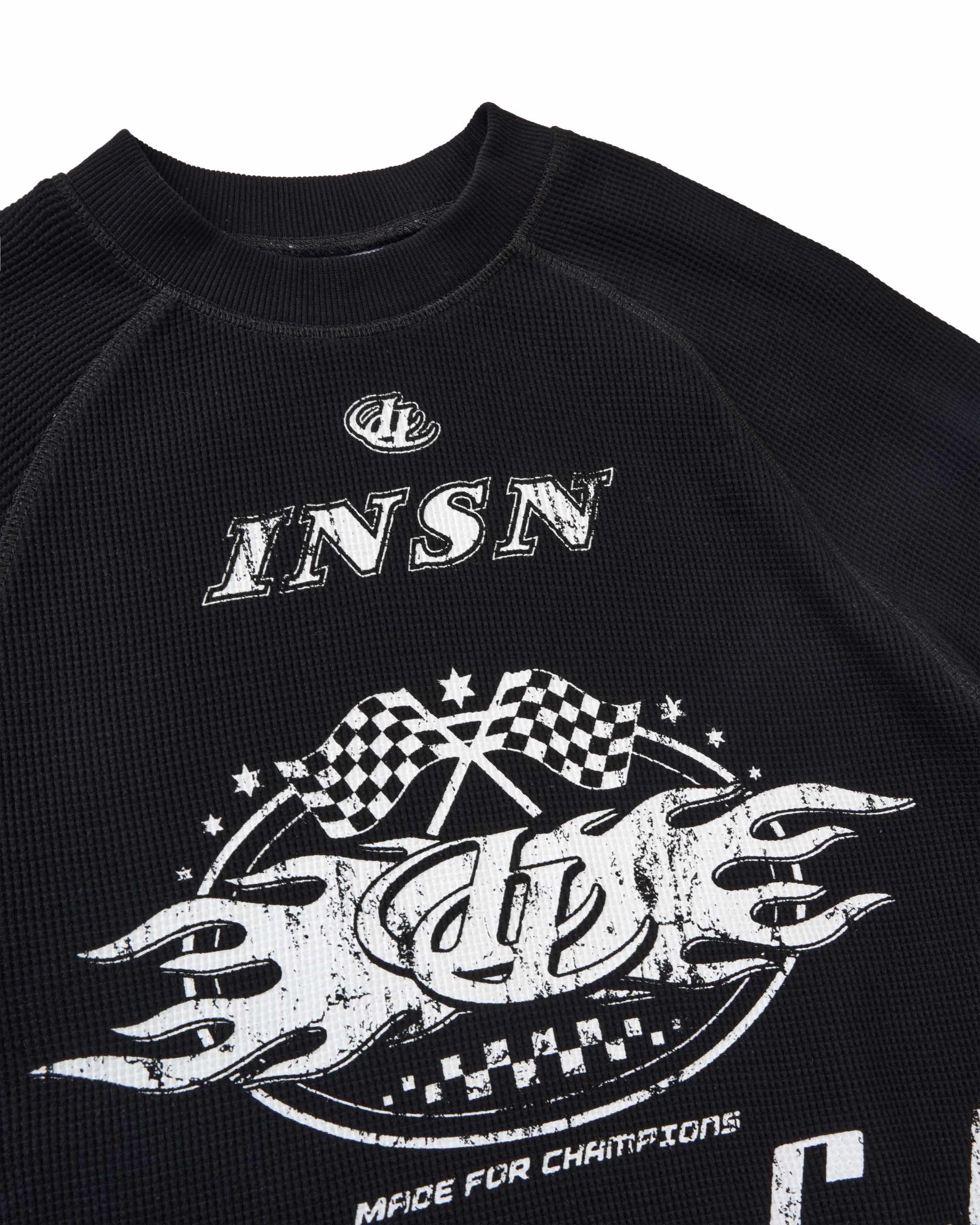 Insane® Racing Waffle LongSleeve - Black