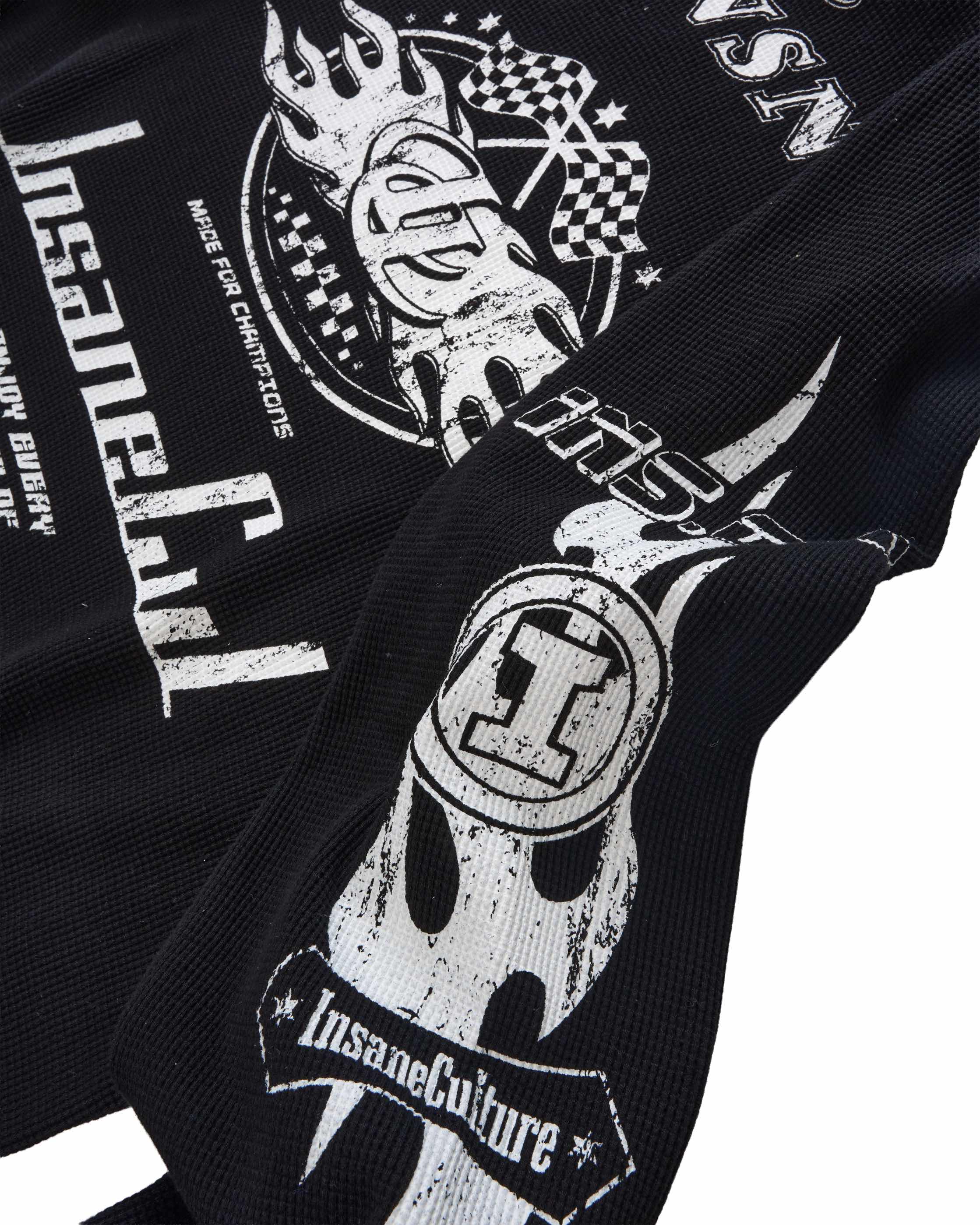 Insane® Racing Waffle LongSleeve - Black