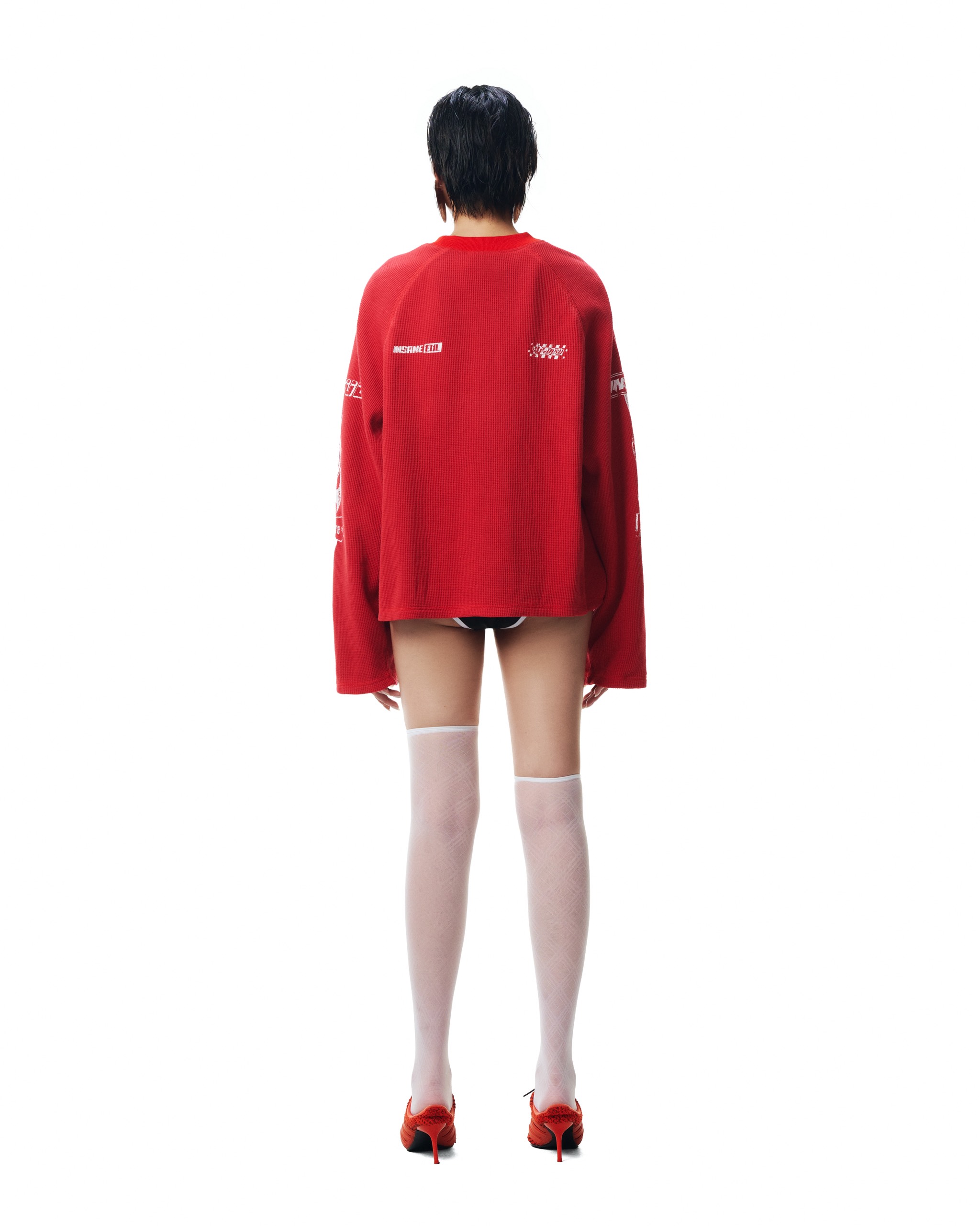 Insane® Racing Waffle LongSleeve - Red