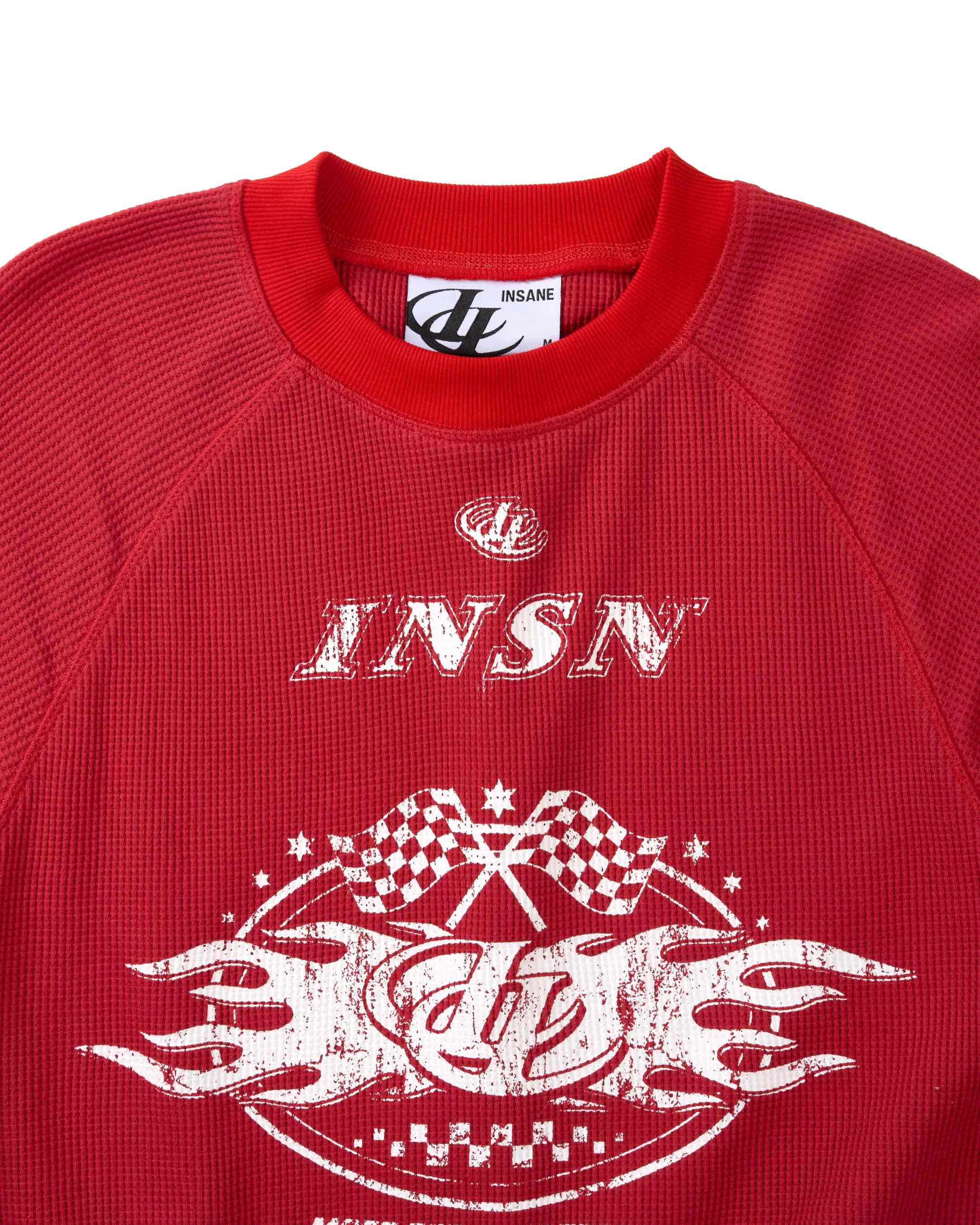 Insane® Racing Waffle LongSleeve - Red