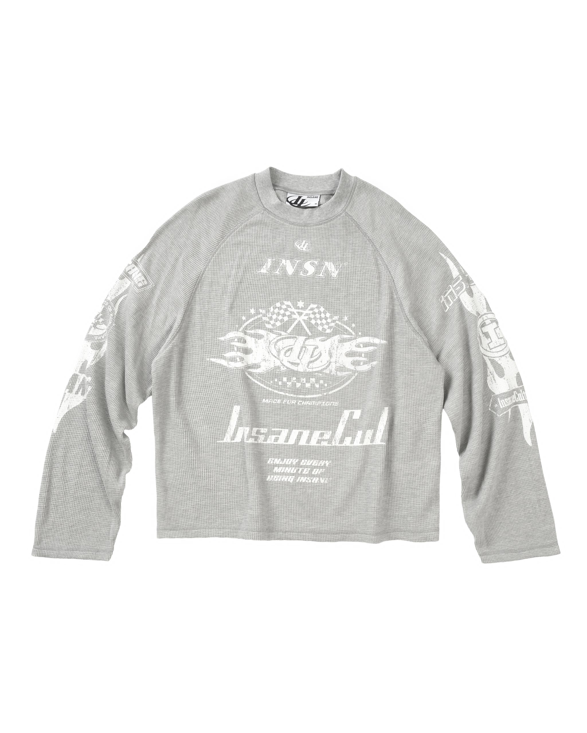 Insane® Racing Waffle LongSleeve - Melange