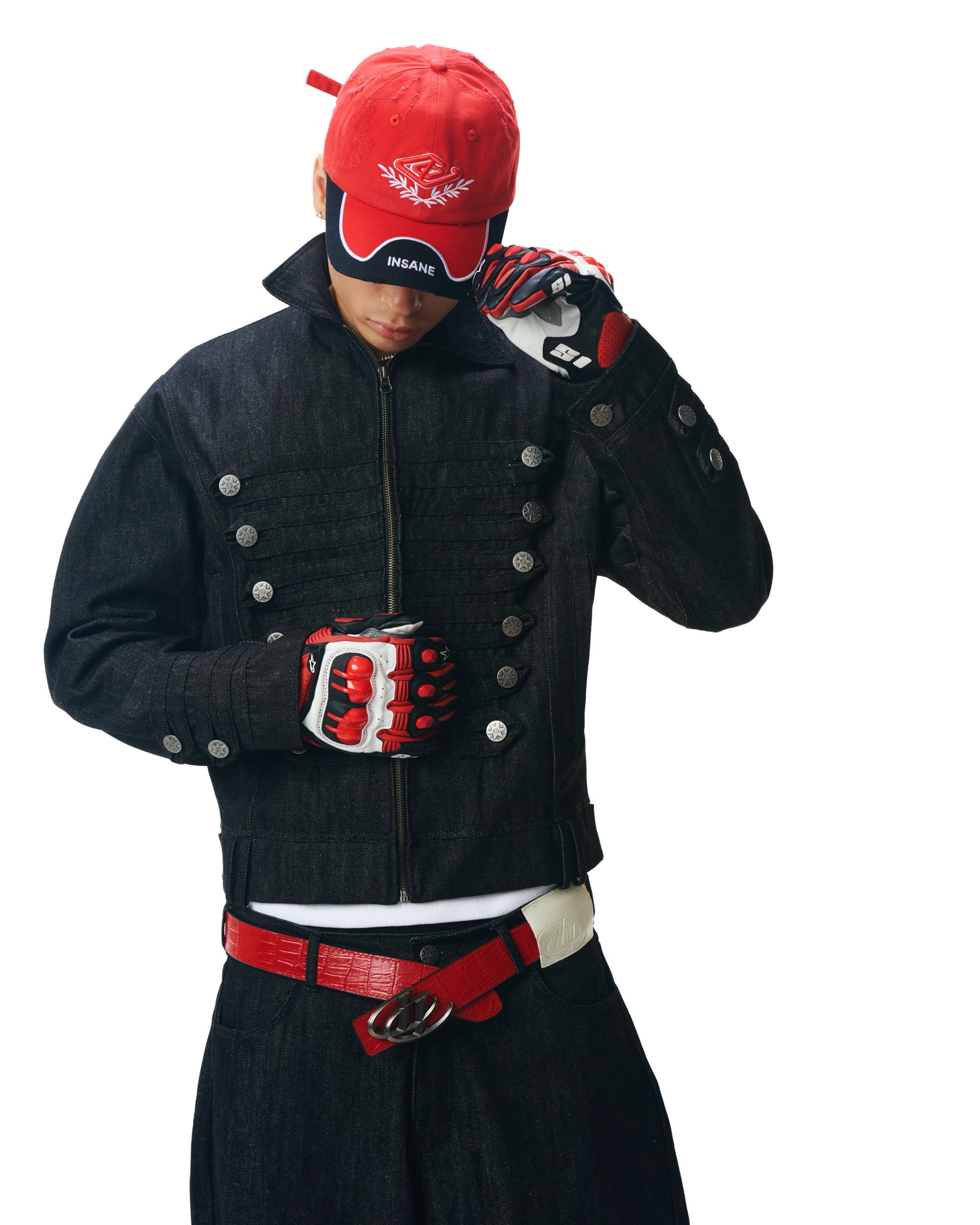 Insane® Switch Croc Belt - White