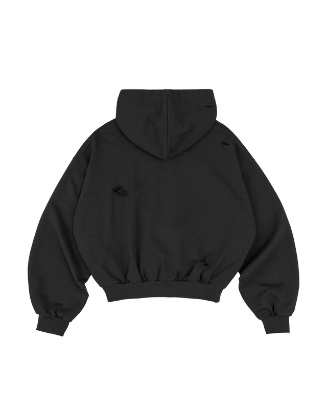 Insane® Static Noise Hoodie Zip - Black