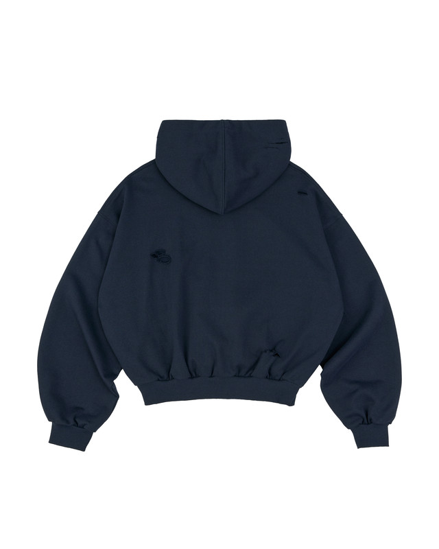 Insane® Static Noise Hoodie Zip - Navy