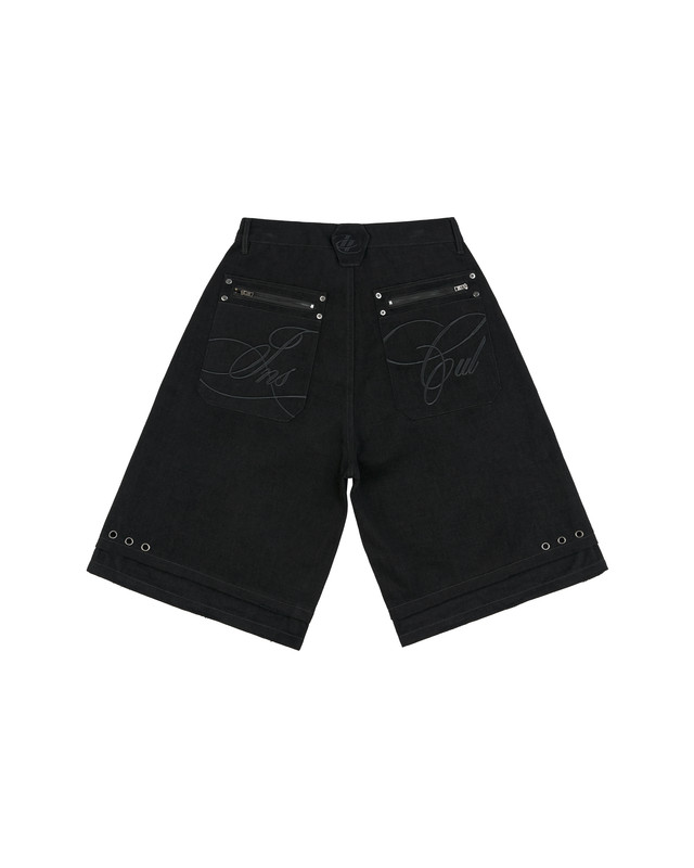 Insane® Rough Edge Jorts - Black